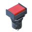 Indicator dia. 16 mm, rectangular, red, LED 24 VAC/VDC, IP65, solder t M16 7121G thumbnail 3