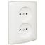 MONOBLOCK DOUBLE SINGLE PHASE SOCKET WHITE thumbnail 1