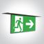 WHITE WALL/CEILING/RECESSED EMERGENCY 3W IP20 M3h 230V SELF TEST thumbnail 1