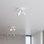RING CEILING LAMP 3P WHITE GU10 3X40W IP20 thumbnail 5