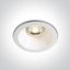 WHITE FIRE RATED GU10 10W IP65 DARK LIGHT thumbnail 2