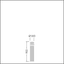 CESAR STROLL B H950 1L930 S/S HFX ANT - LED bollard thumbnail 2