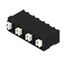 Printed circuit board terminals, 7.50 mm, Number of poles: 4, 90°, Solder pin length (l): 1.5 mm, black, PUSH IN with actuator, Clamping range, max. : 1.5 mm², Tube thumbnail 2