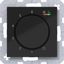 Room thermostat, heating/cooling, A.x/C.x, night black glossy thumbnail 1