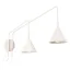 Wall lamp NOX 2 beige with a switch thumbnail 1