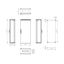Compact enclosure 1 door IP65 H=1400 W=600 D=300 mm thumbnail 2
