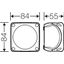 MB own logo Cable box IP66, BM0 without clamp, M16/20 membranes, Gray (DK 0100 G MB) thumbnail 4