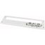 XMMC0604C Front cover, +mounting kit, for FAZ, vertical, HxW=150x425mm, grey thumbnail 1