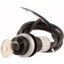 C22-WS-MS1-K11-P62 Key-operated actuator, RMQ compact solution, momentary, 1 NC, 1 N/O, Cable (black) with non-terminated end, 4 pole, 1 m, 2 positions, MS1, Bezel: tita thumbnail 3