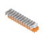 Printed circuit board terminals, 5.00 mm, Number of poles: 12, 90°, Solder pin length (l): 3.5 mm, tinned, orange, Flat-blade connection, Box thumbnail 4