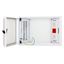 Data Homecabinet, 2-row, 26x TOOLLESS, 3x 230V, RAL9003 thumbnail 6