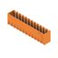 PCB plug-in connector, male header, closed side, THT solder connection, 3.50 mm, Number of poles: 12, 180°, Solder pin length (l): 3.2 mm, tinned, orange, Box thumbnail 2