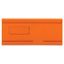 Separator plate 2 mm thick oversized orange thumbnail 2