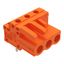 THT female header angled Pin spacing 5.08 mm orange thumbnail 2