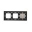 1/4 key without pictogram for electronic products, graphite mat thumbnail 2