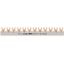 EVGK busbar fork, 3-phase, L1 - L2 - L3, shortenable version with end caps included, 12 module units, 10 mm² thumbnail 1