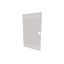 TM3-KLV Replacement door, with vents,, white, 3-row, for flush-mounting (hollow-wall) compact distribution boards thumbnail 1