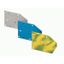 End plate snap-fit type 1.5 mm thick green-yellow thumbnail 2