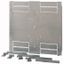 XMN4W0802M Mounting plate, 2xNZM4, 3p,withdrawable unit,W=800mm thumbnail 1