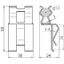 DEHNclip reinforcement clamp St/bare f. Rd 12mm / Rd 10mm thumbnail 2