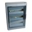 PLEXO3 IP65 WEATHERPROOF CABINET 3X18 MODULES WITH TERMINAL BLOCK thumbnail 1