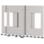 XMIX16W0803C Plug-in plate for 3xIZMX16, W=800mm, grey thumbnail 1