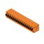 Printed circuit board terminals, 5.08 mm, Number of poles: 16, 90°, Solder pin length (l): 3.5 mm, tinned, orange, PUSH IN with actuator, Clamping range, max. : 2.5 mm², Box thumbnail 1