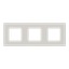 Frame 3-gang / 2+2+2-modules - ABB logo - S - Dune thumbnail 1