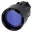 Illuminated pushbutton, 22 mm, round, plastic, blue, Front ring, raised, castellated, 3SU1001-0DB50-0AA0-Z Y15 thumbnail 2