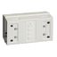 Jointing unit, Canalis KS, 1000A, 3L+N+PE polarity, IP55, white RAL9001 thumbnail 1