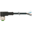 M12 female 90° A-cod. with cable PUR 4x0.34 bk UL/CSA+drag ch. 1.2m thumbnail 2