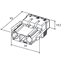 Screwless coupler 3-p plug, red thumbnail 2
