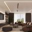 Ceiling lamp RING 4L brown thumbnail 6