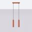 HANGING LAMP LAGOS 2 RED OCHRE 2XGU10 thumbnail 2