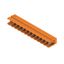 PCB plug-in connector, male header, open side, THT solder connection, 5.00 mm, Number of poles: 13, 90°, Solder pin length (l): 3.2 mm, tinned, orange, Box thumbnail 2