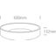 WHITE PLAFO 42W CCTV IP20 230V DIMMABLE thumbnail 3