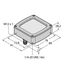 LED Area Light In the Metal Housing   WLC90WGL30RPWMQ thumbnail 2