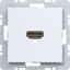 HDMI socket, A.x/C.x, matte light white thumbnail 1