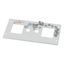 XME0604CM Front cover, +mounting kit, for meter 2x72 +2S, HxW=150x425mm, grey thumbnail 4