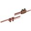 Earth entry rod Cu  -KIT- L 1500 mm, disconn. sleeve, KS screws thumbnail 1