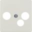 Central plate for broadband modem box, white, glossy thumbnail 2