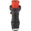 T0-1-8214/I1 Changeoverswitches, T0, 20 A, surface mounting, 1 contact unit(s), Contacts: 2, 45 °, momentary, With 0 (Off) position, with spring-return from both d thumbnail 72