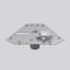 Adapter L 525 B 381 H 87 colour: silver thumbnail 2