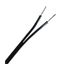 PVC Twin Wire (H)03VH-H 2x0,75 (YzwL) black (The price is shown without markup on metals. Request a quote for accurate information) thumbnail 1