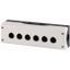 M22-I6-PG Surface mounting enclosure, RAL 7035, Number of locations: 6 thumbnail 1