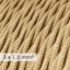 Large section electric cable 3x1,50 twisted - covered by Jute TN06 thumbnail 2