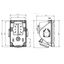 Fixed socket COMBO-POL 16A 5P 6h IP44 thumbnail 2