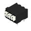Printed circuit board terminals, 3.81 mm, Number of poles: 3, 90°, Solder pin length (l): 3.5 mm, black, PUSH IN with actuator, Clamping range, max. : 1.5 mm², Tape thumbnail 2