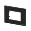 Frame - 1-gang / 3-modules - Niessen logo - Basic - Matt Black thumbnail 2