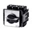 P5-315/E On-Off switch, P5, 315 A, flush mounting, 3 pole, with black thumb grip and front plate thumbnail 3